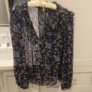 Rebecca Taylor floral print blouse